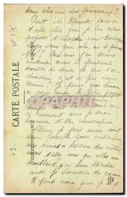 Environ de St-MAIXENT - Présentation des Rosières à LA MOTHE ST-HÉRAY — Maison des Postes — Verso