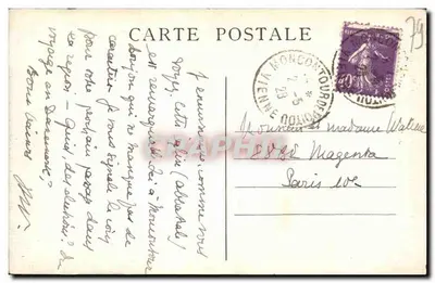Saint-Jouin-de-Marnes (Deux-Sèvres) — Katedra (Façada z XI i XII wieku) — Karta pocztowa — Rewers