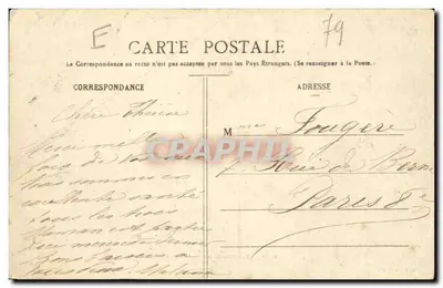 St-Maixent - Monumento de la Defensa Nacional — J. Nauche, edit. n°34 — Reverso