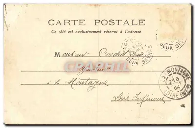 Parthenay — Portal Świętego Jakuba i Most nad Thouetem — Cliché Delastre, kolekcja Cordier, wydanie Chambrun Cordier — Rewers