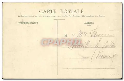 Partenay — Vista generale scattata dalle Garennes (9a edizione) — Editore: Jules Labord, Collezione A. Roux, Partenay — Verso