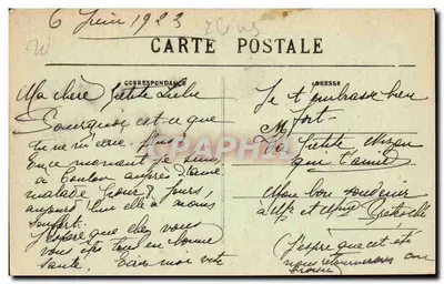 Il Marais Poitevin — Il porto della Garette — Collezione Max Ménard n°115 — Verso