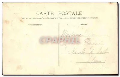 Parthenay — Porta de São Jacó e Ponte sobre o Thouet — Cliché e coll. Cordier, 12ª edição — Verso