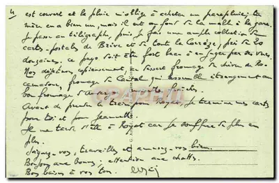 Carta postal de Toulouse — O Museu dos Augustinos — Rue Alsace-Lorraine — editor desconhecido, n° 25 — Verso