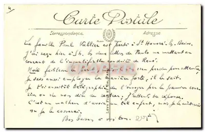 Clermont-Ferrand — De Kathedraal en de Rue des Gras — G.J. — Achterkant