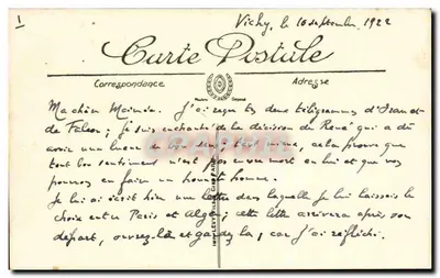 Clermont-Ferrand — A Catedral — G. J. — n° 118 — Verso