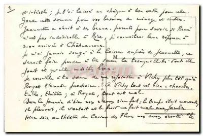 Vichy — Um Canto do Parque da Fonte dos Célestins — Idéals, n° 391 — Verso