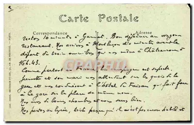 Thiers — Le Moutier, vista presa da Saint-Jean — ND HOT — Verso