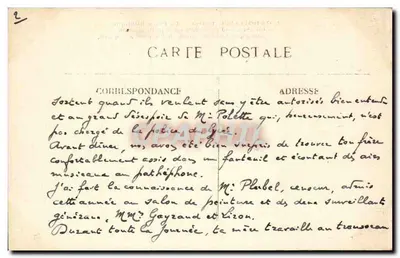 Gargilesse (Indre) — Plac Publiczny — wydawca Sand — Rewers