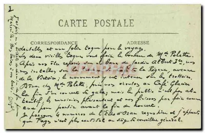 Jovem Mulher Berrichonne — As Canções de Jean Rameau ilustradas — Edit. J. Rameau, n°17 — Verso