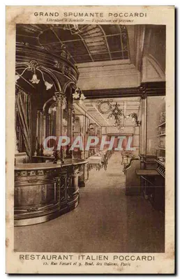 Restaurante italiano Poccardi — Rue Favart, Paris