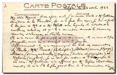 Exposition Coloniale de Marseille — Un coin des Attractions — LL — Verso
