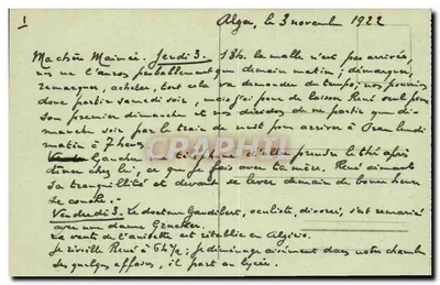 Argel - Fonte das Abluições - Rue de la Marine — Coleção Ideal P.S. n°58 — Verso