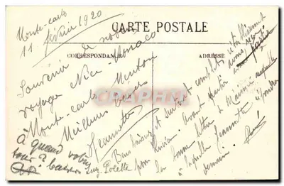 Menton — Il Porto — LL. — Selecta — Verso