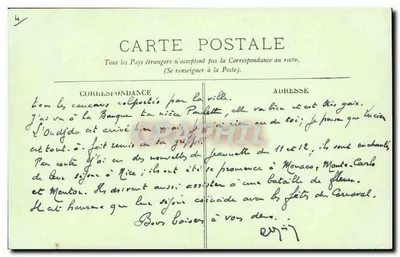 PARIS — O Sagrado Coração — L.L. — n° 220 — Verso