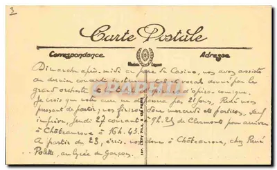 Marsella — El Muelle de los Bélgicos y Notre-Dame de la Garde — LL — Reverso