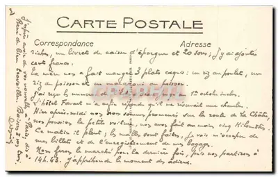 Marseille - La Cannebière — luchtfoto met trams en winkels — LL, n°148 — Achterkant