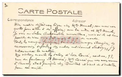 Marseille - Avenue du Prado, widok z Placu Castellane - L.L. - n°317 — Rewers