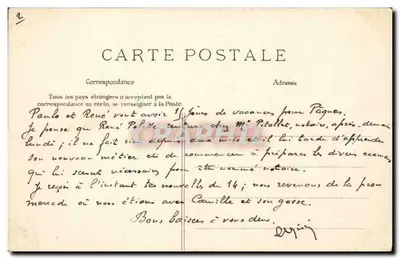 Estátua de Estrasburgo — Monumento comemorativo — C. L. C. (n° 214) — Verso