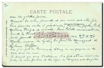 Paris — Les Buttes-Chaumont — LL. — n° 473 — Verso