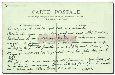 Paris — O Leão de Belfort — LL. — n° 173 — Verso