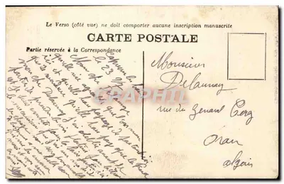 Capvern — El Castillo de Mauvezin antes de su restauración — editor G. Harbiles, n°32 — Reverso