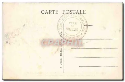 Las Compiègne — Lokalizacja wagonu pełnomocników niemieckich — Éd. Paris — Rewers