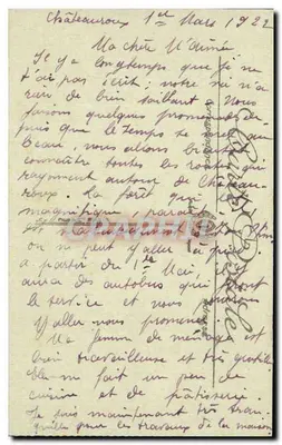 Châteauroux — Teatro e rua Victor-Hugo — LL. — Verso