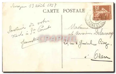Saint-Point — Ricordi di Lamartine — Castello di Lamartine: camera da letto di Lamartine — Verso