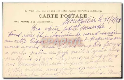 Montpellier — Teatr — Wyd. J. Joue, Montpellier — Rewers