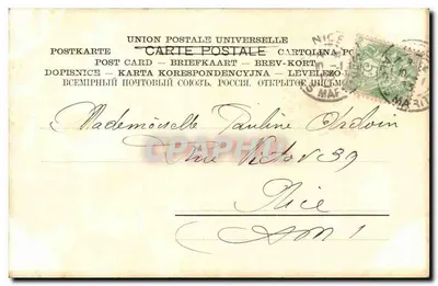 Paisagem invernal — Janeiro — Römmler & Jonas, Dresden, 1 Mg — Verso