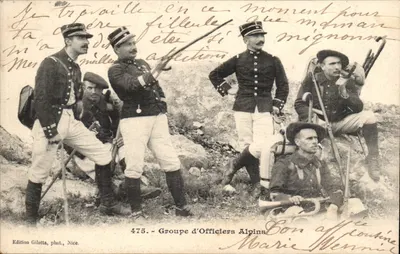 Grupo de Oficiais Alpinos — 475 — Edição Giletta, fot., Nice