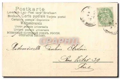 Pôr do sol no mar — La Punii — H. Rappola — Verso