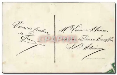Mujer con rosas — tarjeta postal de colección — Luna n°271 — Reverso