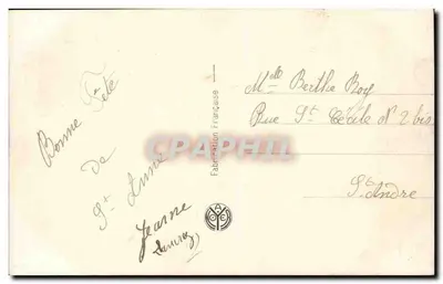 Kobieta przy maszynie do szycia — Święta Anna — Kay Noyer n°3875 — Rewers