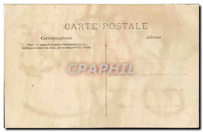 Sainte-Catherine — tarjeta postal ilustrada — editor no identificado — Reverso