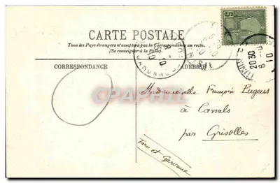 Tunis — Charmeur de Serpents — LL. — n°170 — Rewers