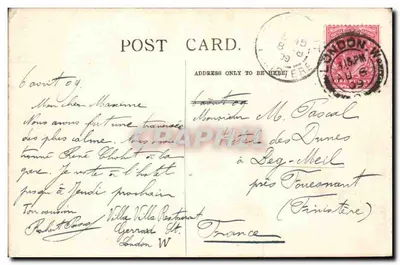 Piccadilly Circus — animowany widok — S. Hildesheimer & Co. Ltd. nr 5489 — Rewers