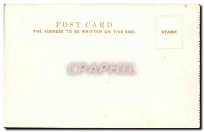 Mansion House, ulica Queen Victoria, Londyn — widok miejski — wydawca nieznany — Rewers