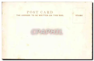 Bank of England and Royal Exchange, Londyn — widok miasta — wydawca nieznany — Rewers