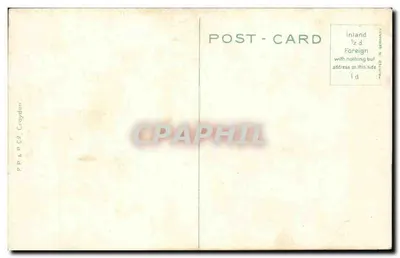 Hyde Park, Londres — escena animada con carruajes — P.P. & P. Croydon — Reverso