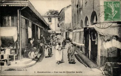 Constantine — Une rue du Quartier Arabe — Collection Idéale P. S. n°3