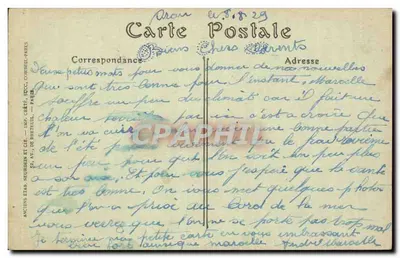 Oran — O Boulevard do Lycée — editor JND Rot, n° 266 — Verso