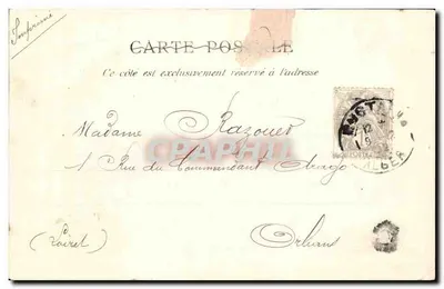 Algés — ulica Michelet i bulwar Victor-Hugo — wydawca Collection Idéale P.S., nr 207 — Rewers