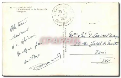Constantine — Rhummel i most wiszacy — Wydawnictwo SAPTO-FRANCE, nr 23 — Rewers