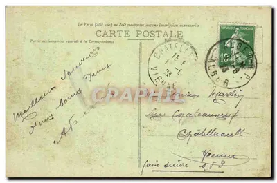 Argel - Plaza del Gobierno - La Mezquita y el Palacio Consular — Colección Ideal P. S. — Reverso