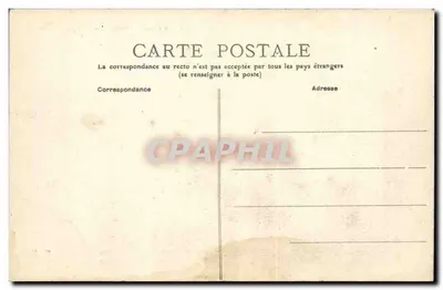 Prefeitura do 20º distrito — Paris — Praça Gambetta — editor Paris, n° 683 bis — Verso