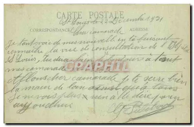 Parijs (Xe Arr.) - Ziekenhuis Saint-Louis - Gebouw van Consultaties — F.P. Parijs, n° 1014 — Achterkant
