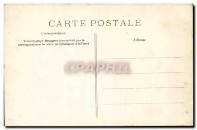 Przepływ Seiny — Rue Saint-André-des-Arts, Paryż — Wydanie E.D. nr 349 — Rewers