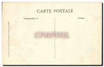 Interior de uma Casa — Crimes dos Piratas Zeppelins sobre Paris — Visé, Paris — Verso